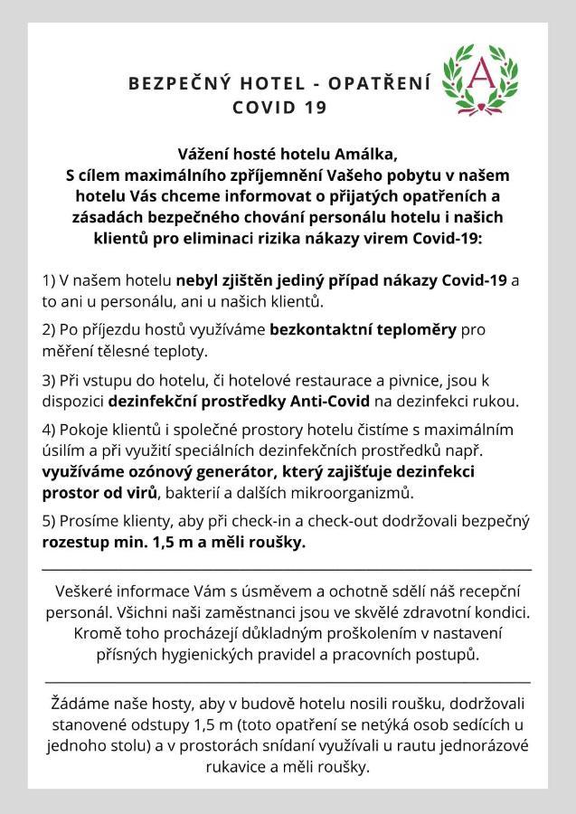 Amalka U Ripu Otel Straškov Dış mekan fotoğraf